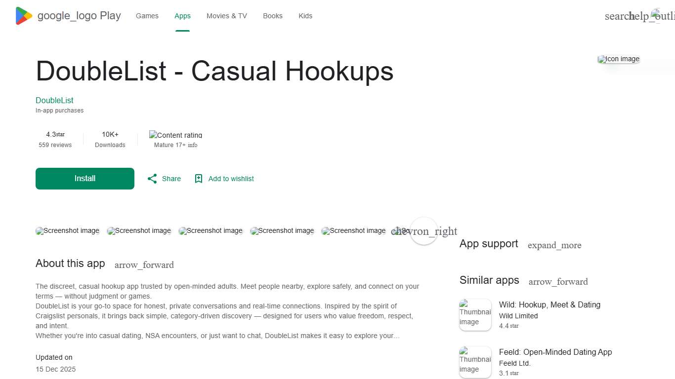 DoubleList - Casual Hookups – Apps on Google Play