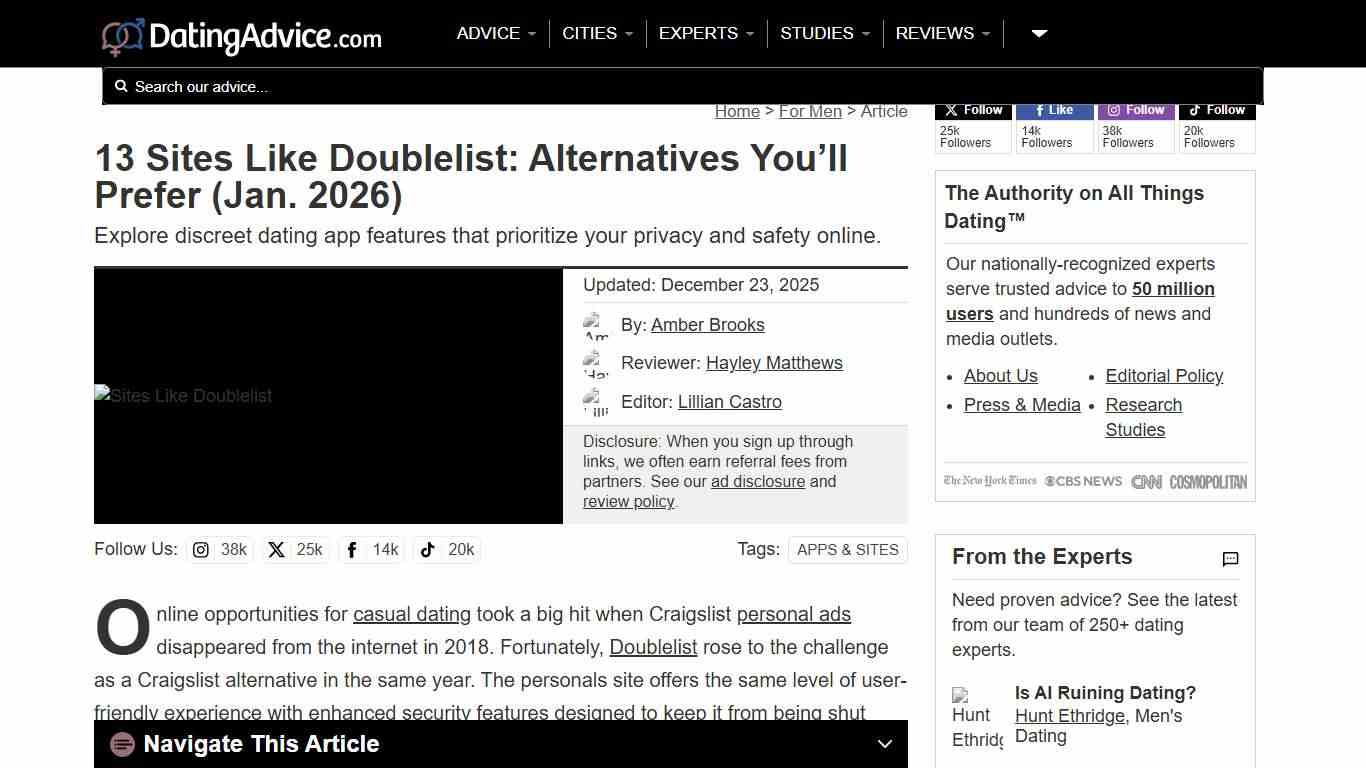 13 Sites Like Doublelist: Alternatives You’ll Prefer (Jan. 2026)