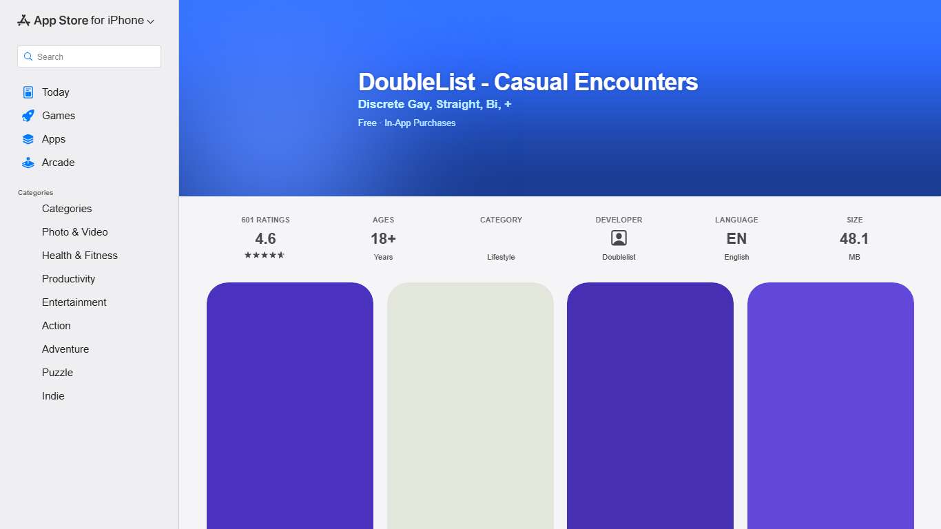 ‎DoubleList - Casual Encounters App - App Store